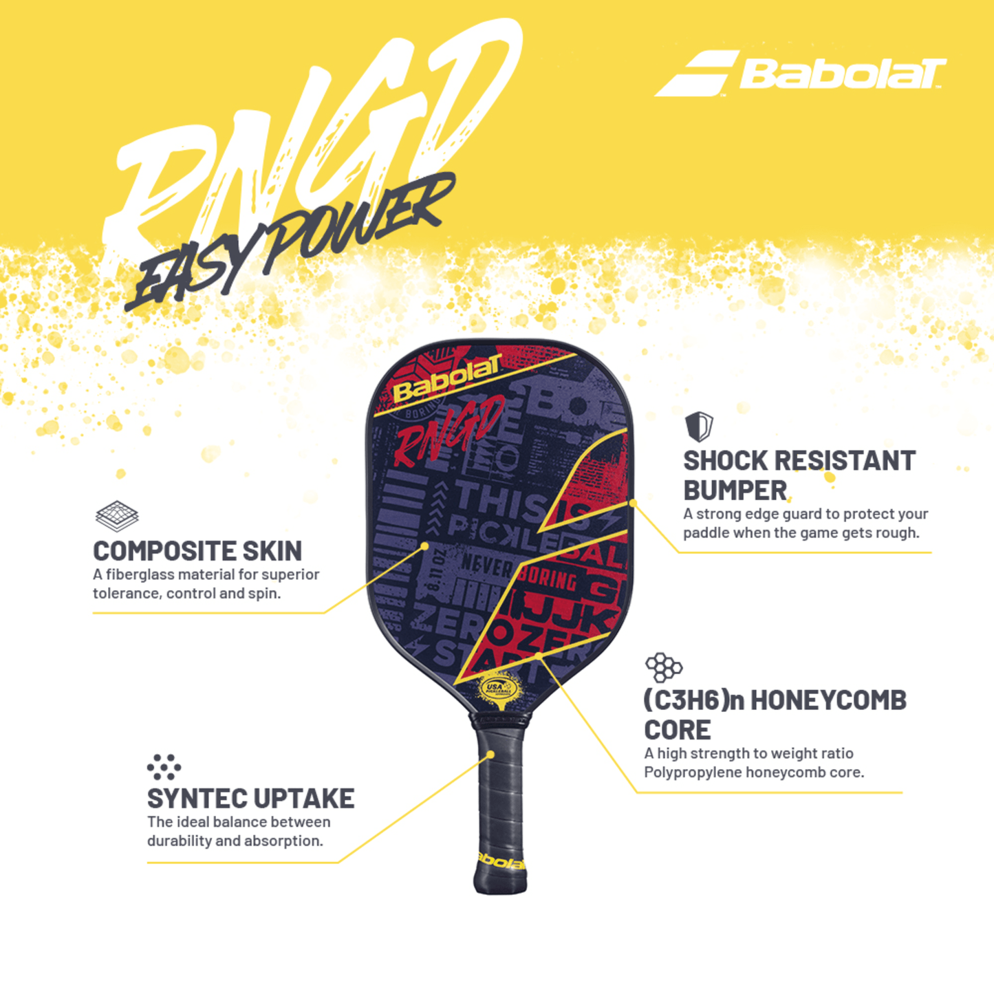 Babolat RNGD Pickleball Paddle